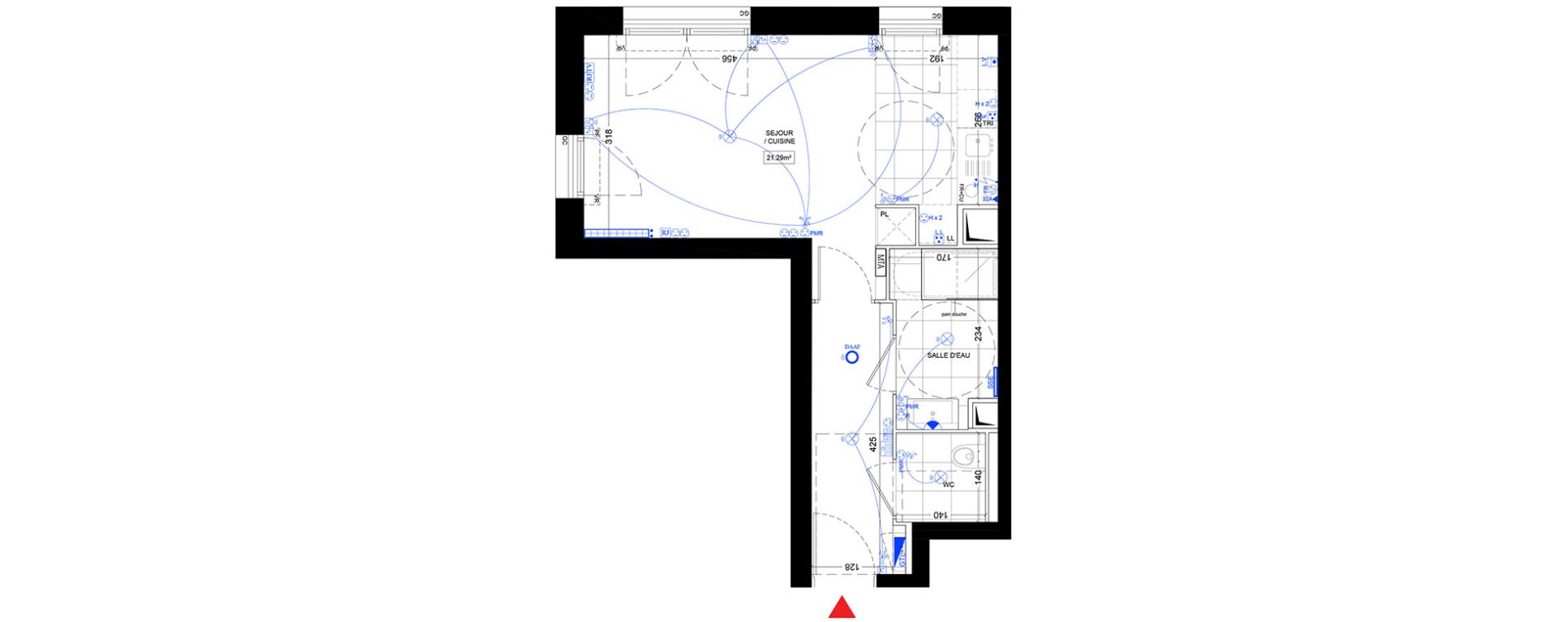 Appartement T1 de 33,01 m2 &agrave; Noisy-Le-Grand Centre
