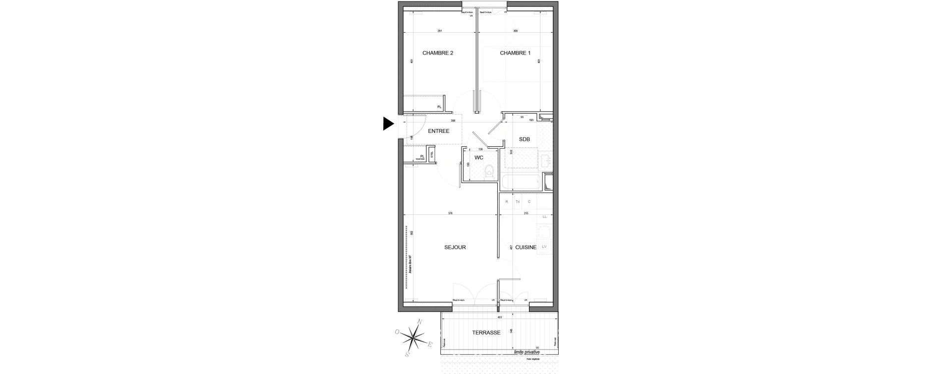 Appartement T3 de 67,00 m2 &agrave; Noisy-Le-Grand Centre ville
