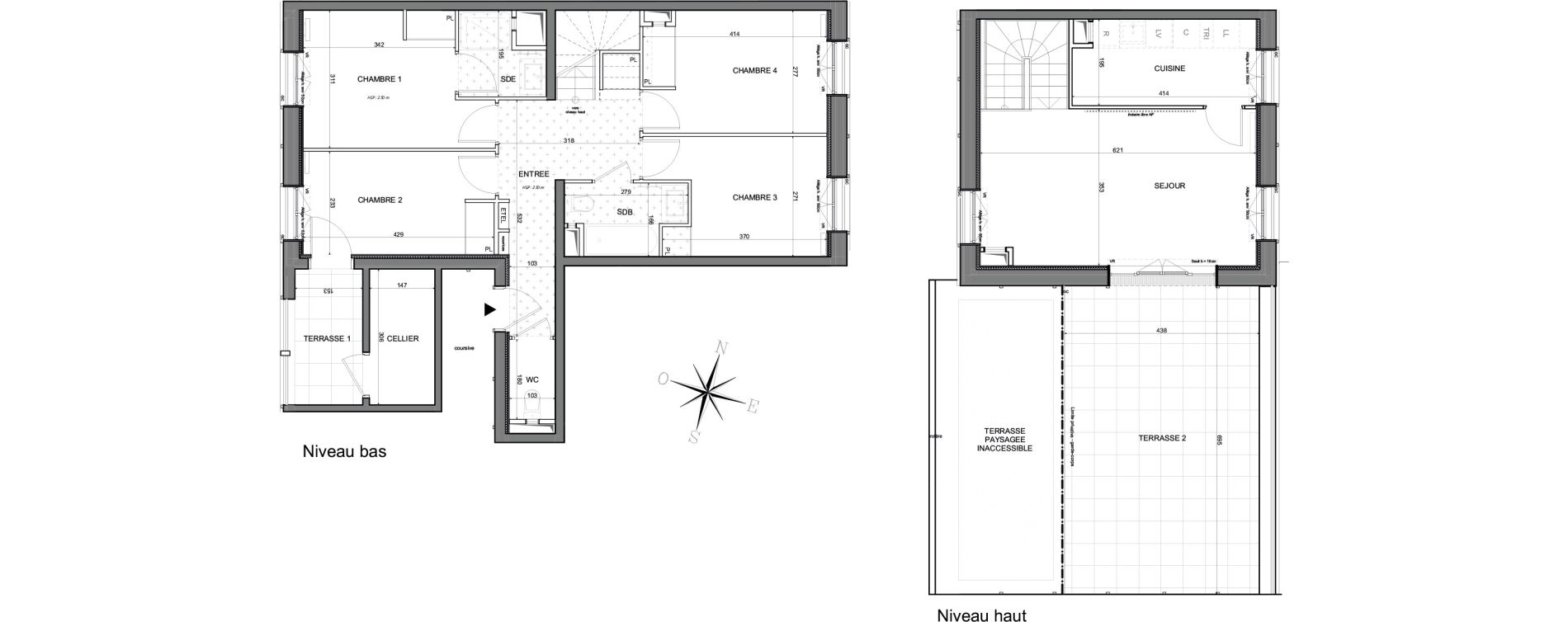 Duplex T5 de 91,14 m2 &agrave; Noisy-Le-Grand Centre ville