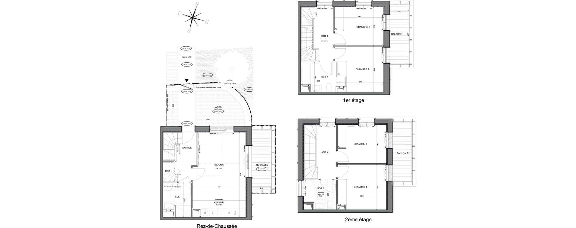 Maison T5 de 103,70 m2 &agrave; Noisy-Le-Grand Centre ville