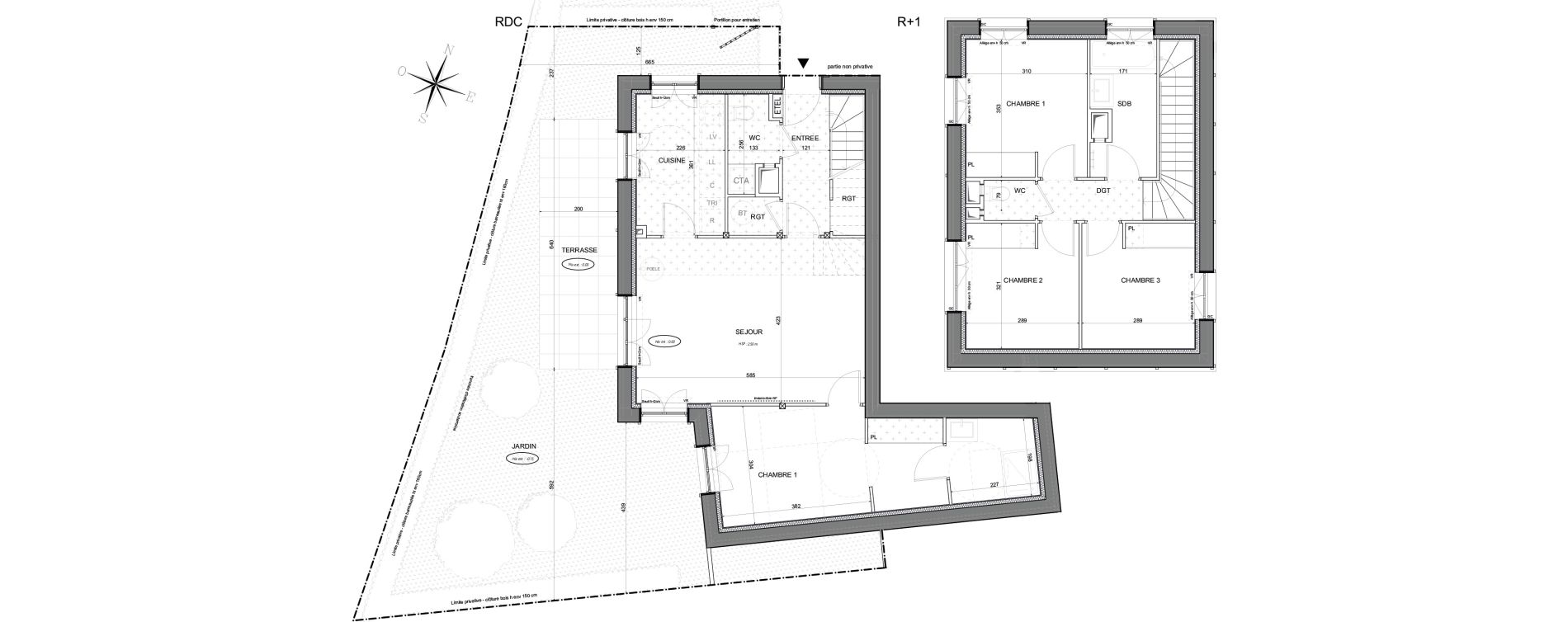 Maison T5 de 101,90 m2 &agrave; Noisy-Le-Grand Centre ville