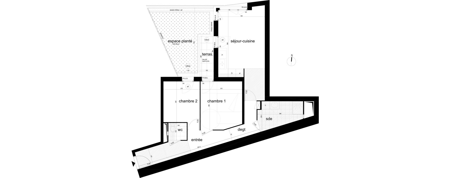 Appartement T3 de 61,92 m2 &agrave; Noisy-Le-Sec Boissiere