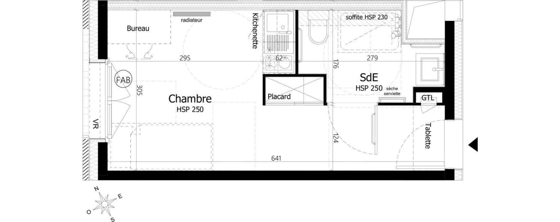 Appartement T1 de 18,60 m2 &agrave; Pierrefitte-Sur-Seine Centre