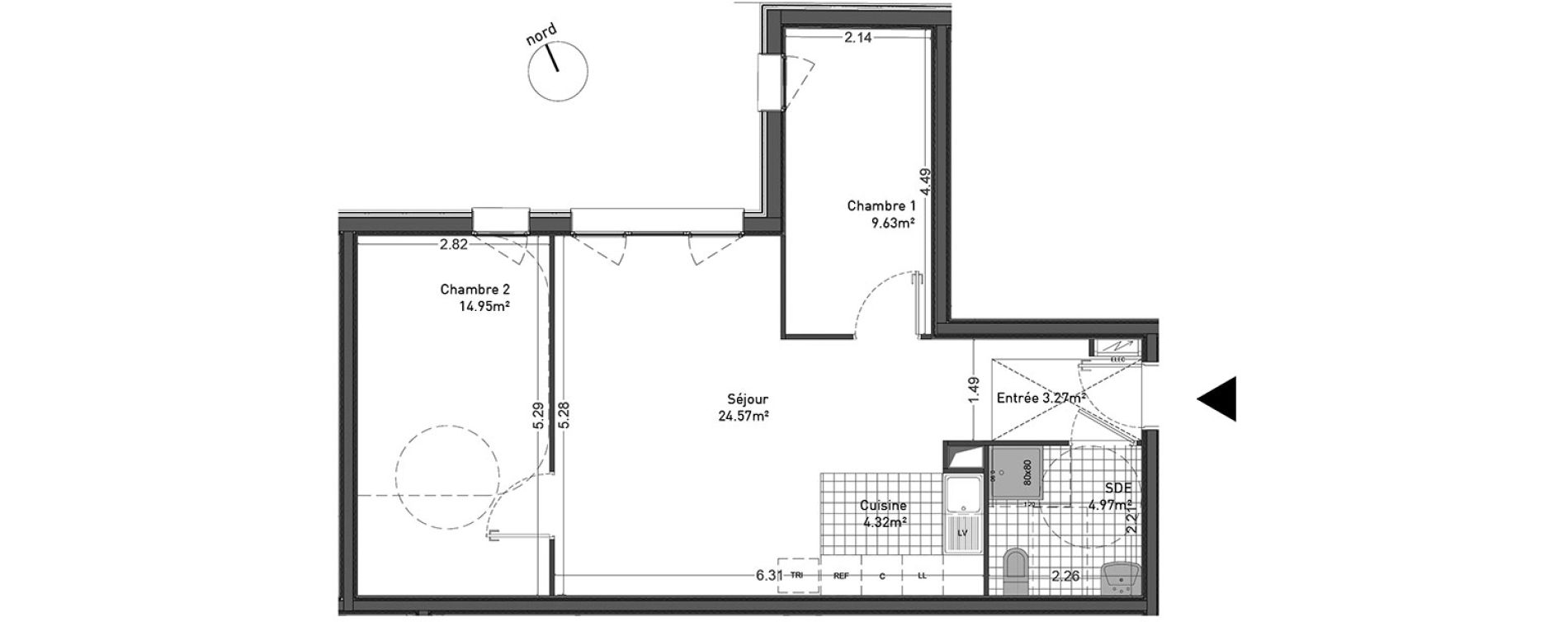  plan  appartement  32  m2 Infos et ressources