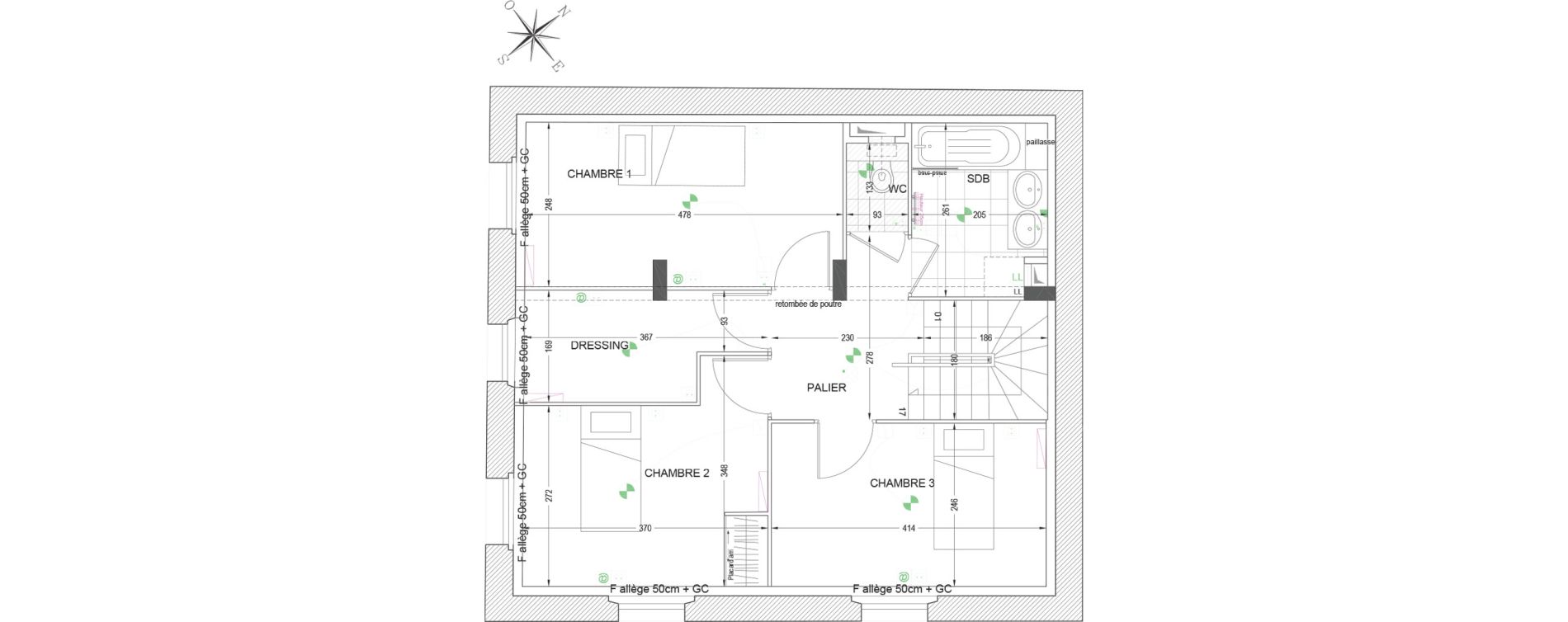 Triplex T5 de 111,95 m2 &agrave; Saint-Ouen-Sur-Seine Les docks