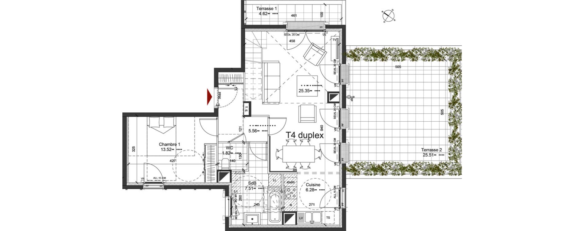 Appartement T4 de 90,27 m2 &agrave; Saint-Ouen-Sur-Seine Centre
