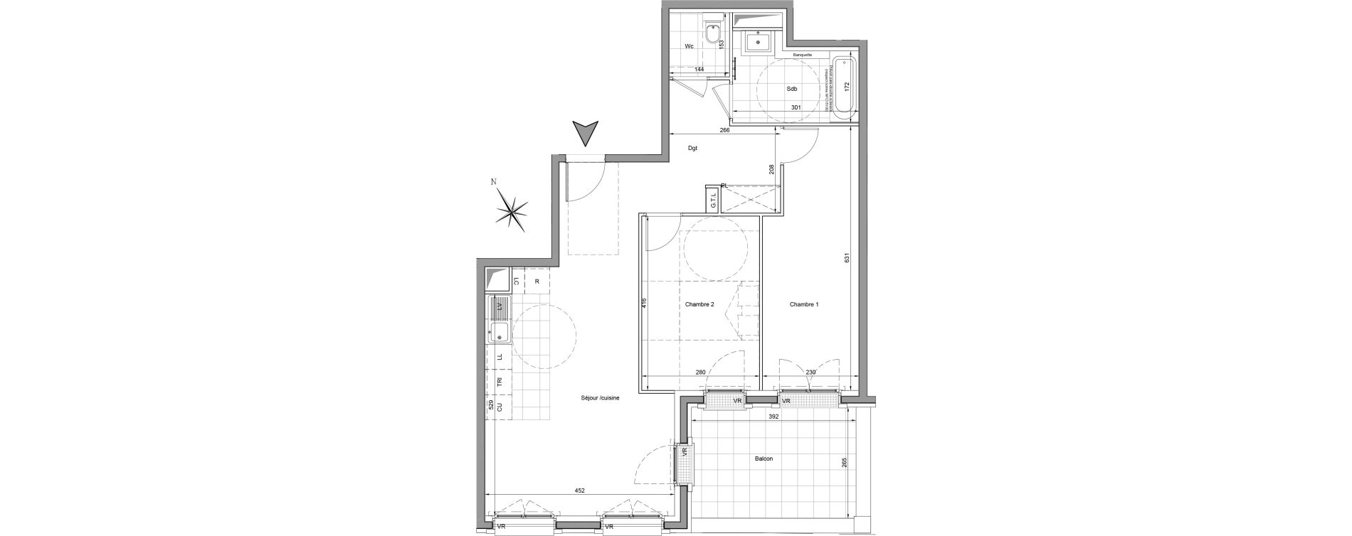 Appartement T3 de 69,30 m2 &agrave; Saint-Ouen-Sur-Seine Centre