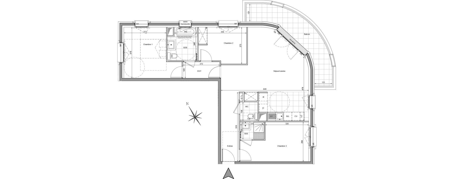 Appartement T4 de 84,62 m2 &agrave; Saint-Ouen-Sur-Seine Centre
