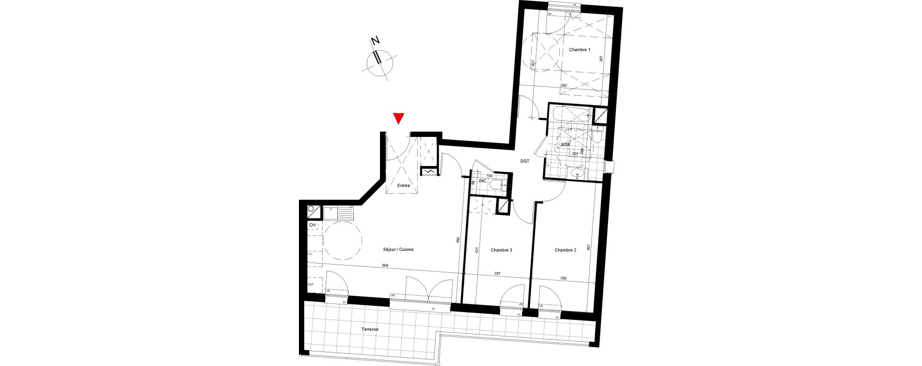Appartement T4 de 79,16 m2 &agrave; Villemomble Centre