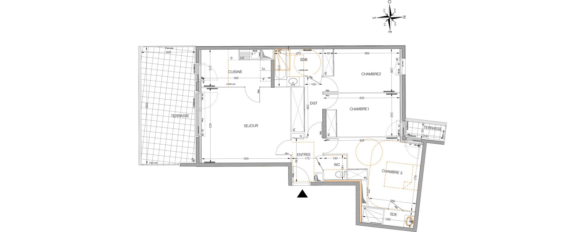 Appartement T4 de 83,64 m2 &agrave; Villemomble L orangerie