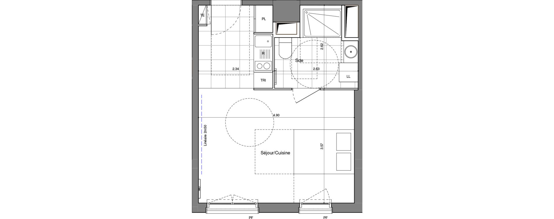 Appartement T1 de 28,99 m2 &agrave; Alfortville Grand ensemble