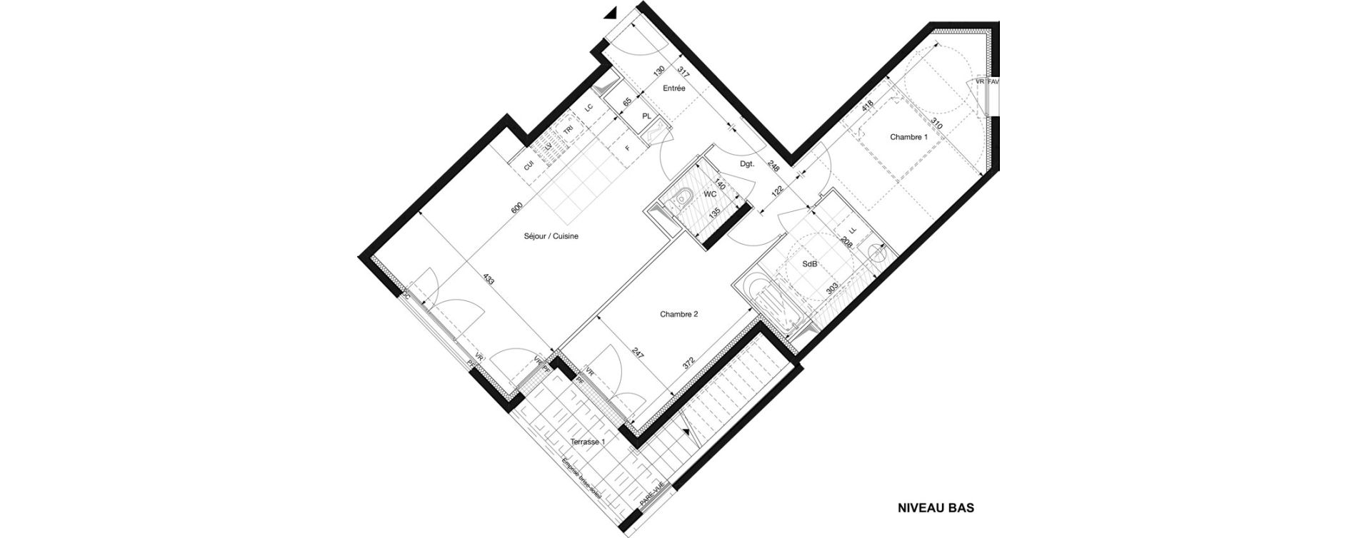 Appartement T3 de 63,23 m2 &agrave; Arcueil Centre