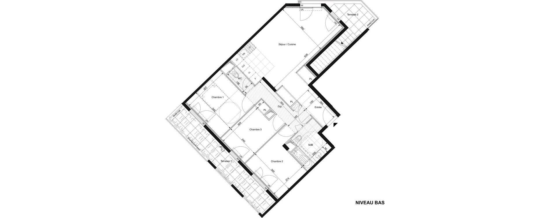 Appartement T4 de 75,50 m2 &agrave; Arcueil Centre