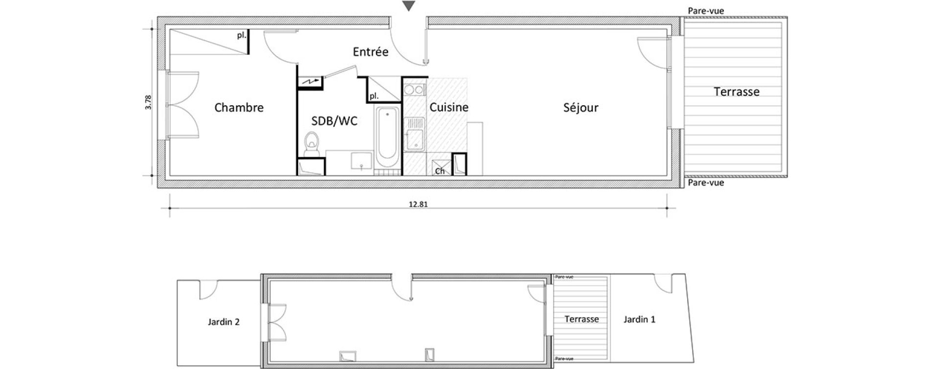 Appartement T2 de 47,06 m2 &agrave; Boissy-Saint-L&eacute;ger Boissy st leger