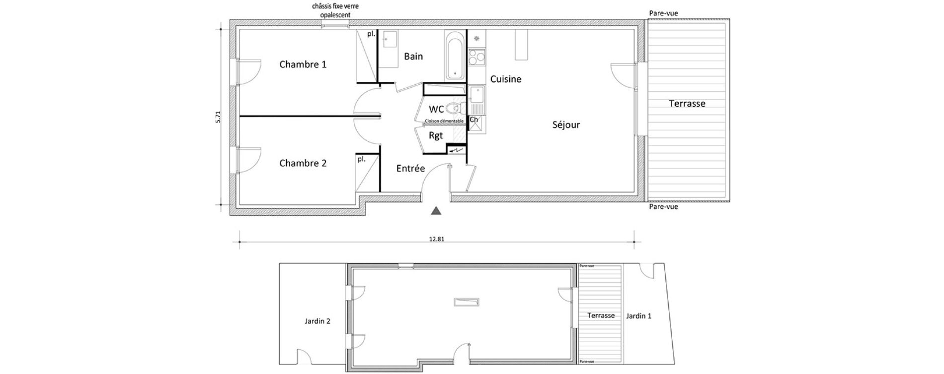 Appartement T3 de 67,48 m2 &agrave; Boissy-Saint-L&eacute;ger Boissy st leger
