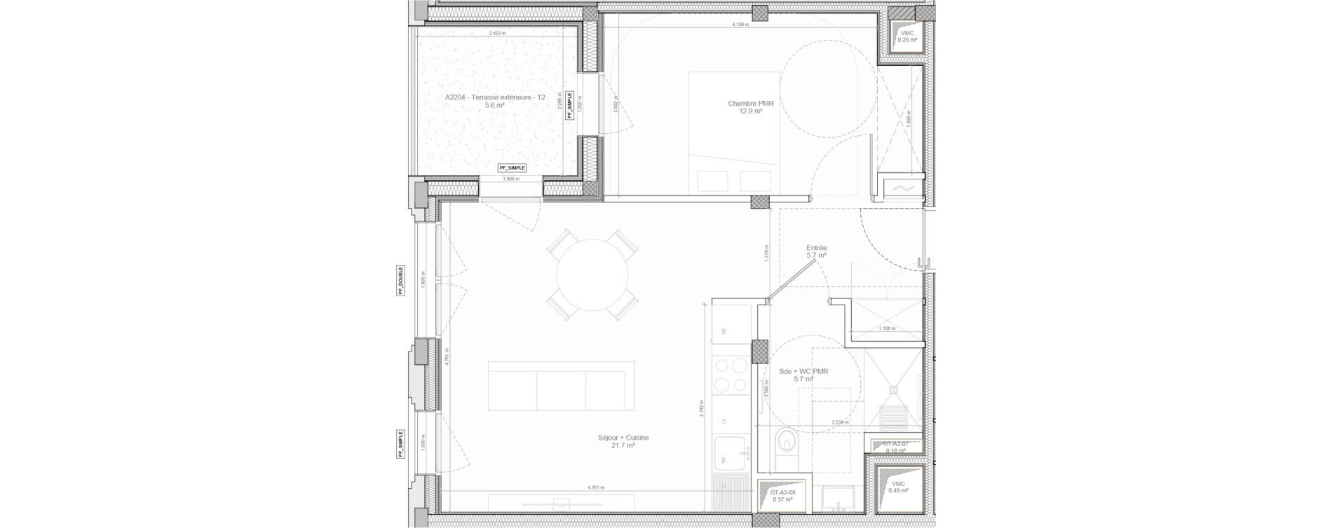 Appartement T2 de 46,00 m2 &agrave; Bry-Sur-Marne Centre