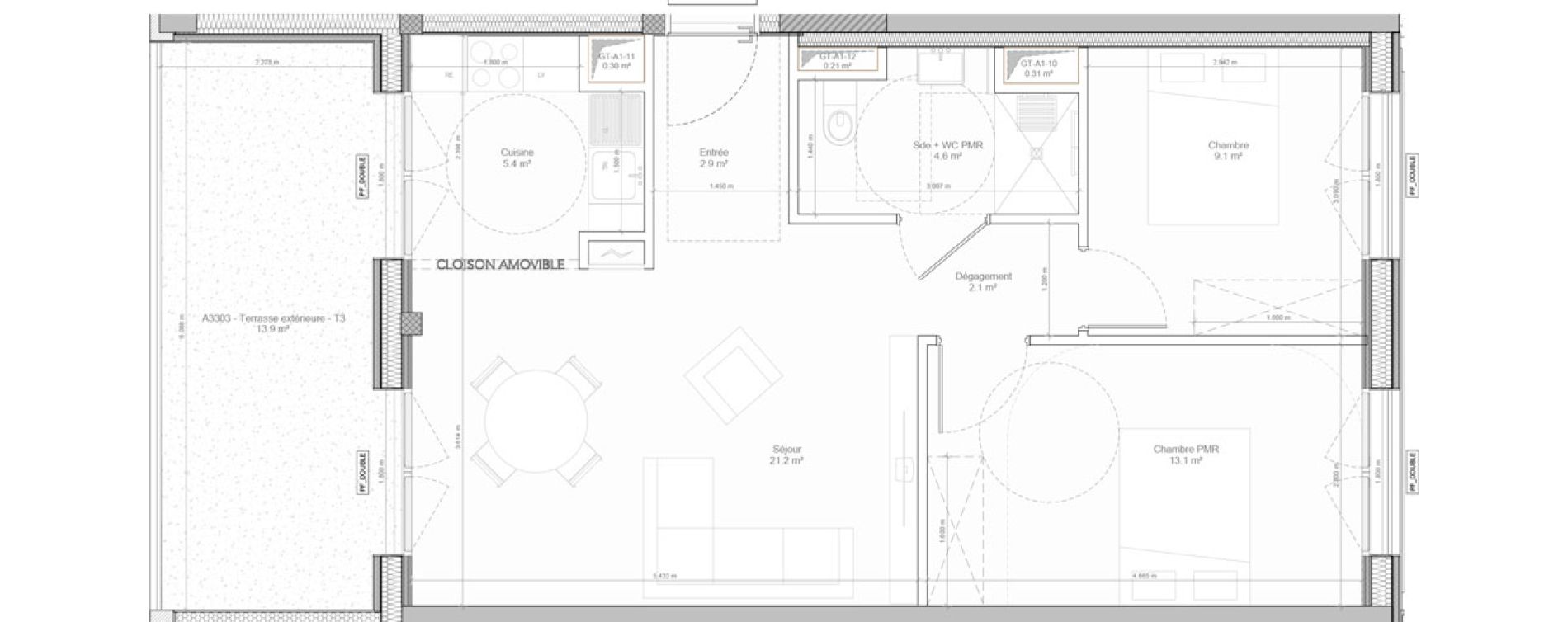Appartement T3 de 58,30 m2 &agrave; Bry-Sur-Marne Centre