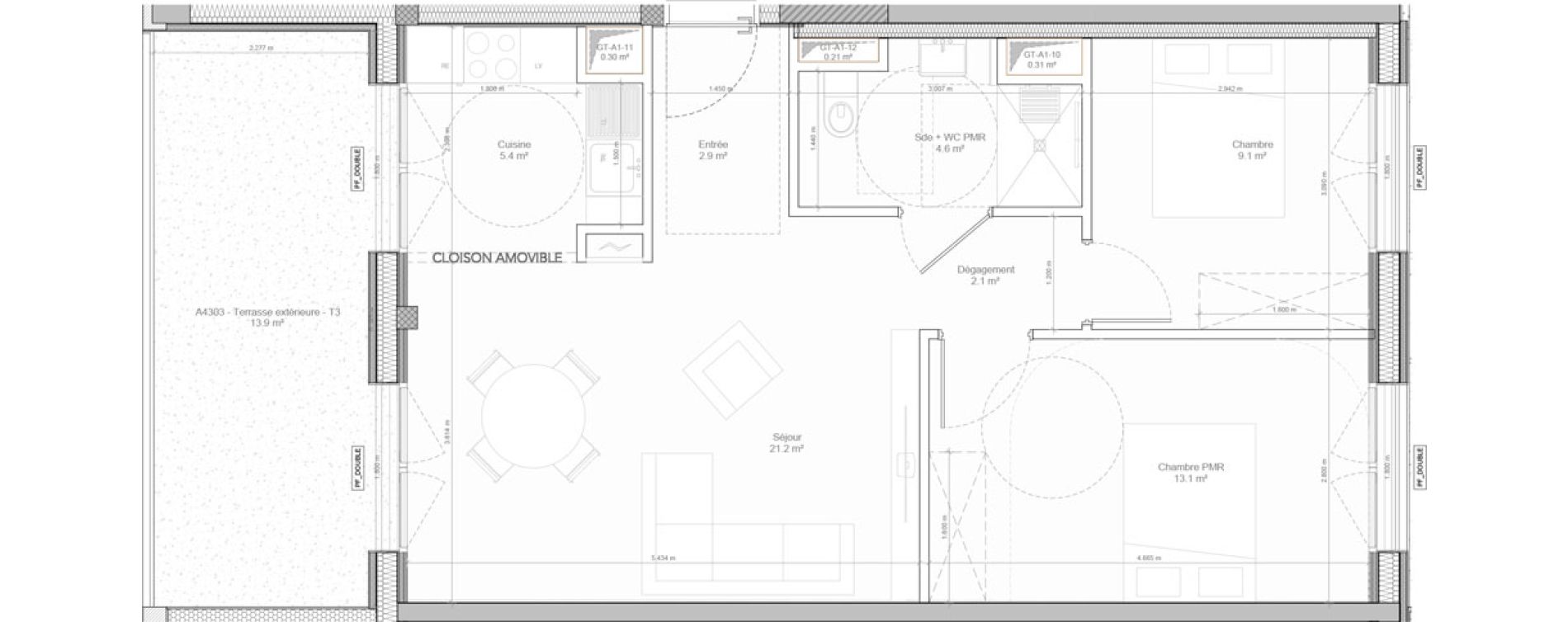 Appartement T3 de 58,30 m2 &agrave; Bry-Sur-Marne Centre