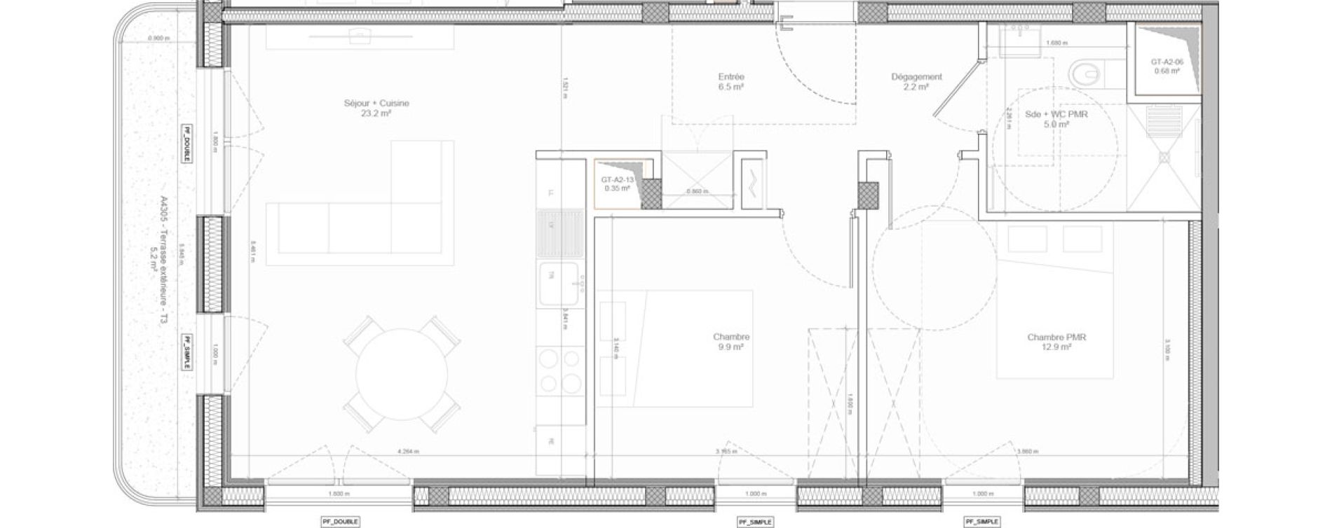 Appartement T3 de 59,70 m2 &agrave; Bry-Sur-Marne Centre