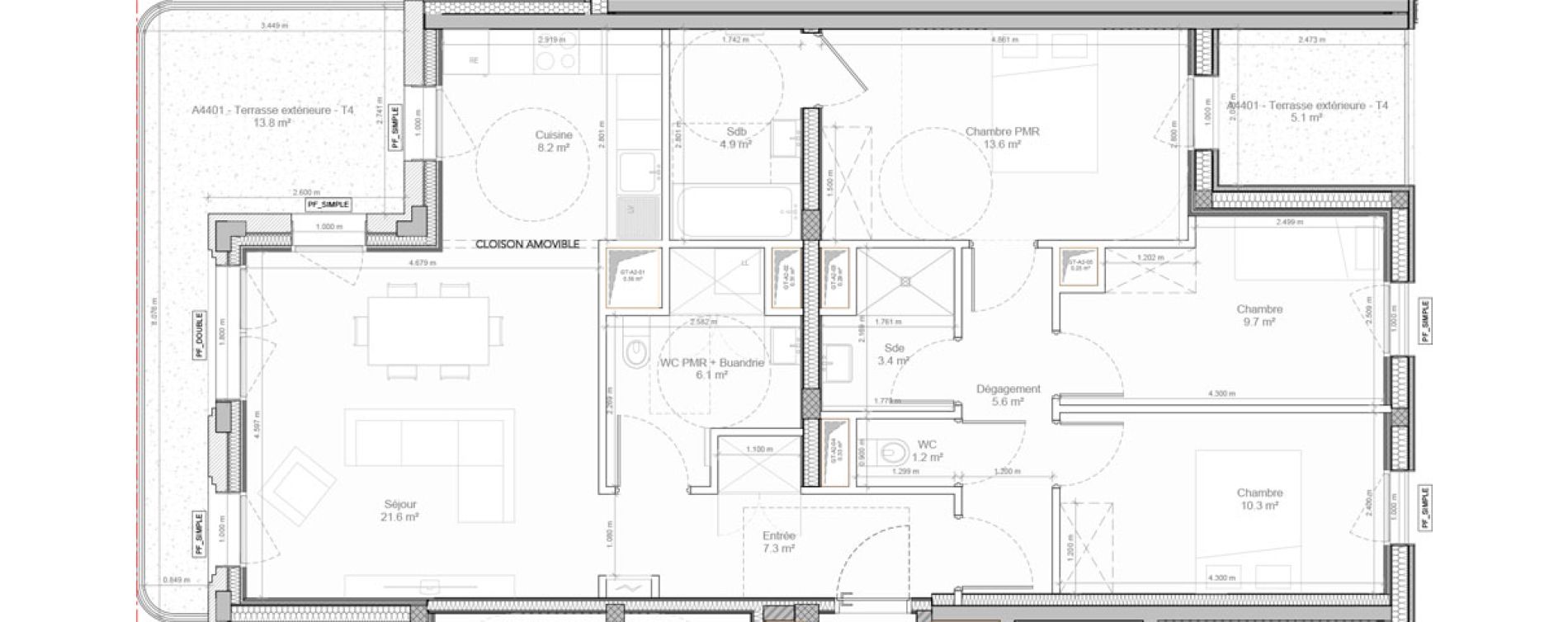 Appartement T4 de 91,90 m2 &agrave; Bry-Sur-Marne Centre