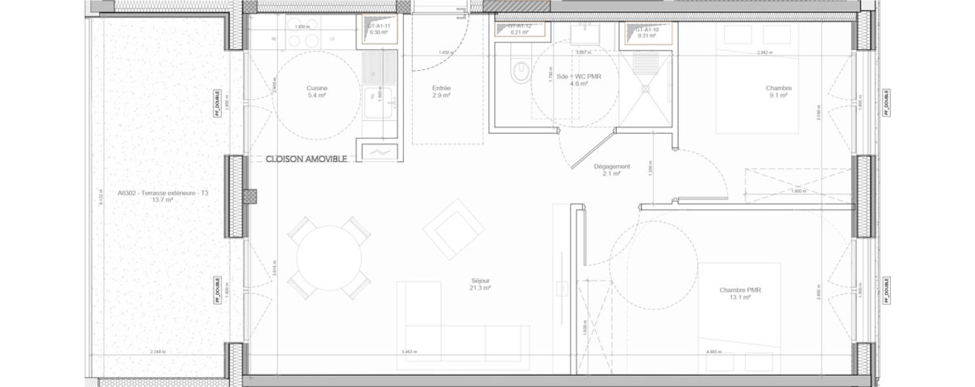 Appartement T3 de 58,50 m2 &agrave; Bry-Sur-Marne Centre