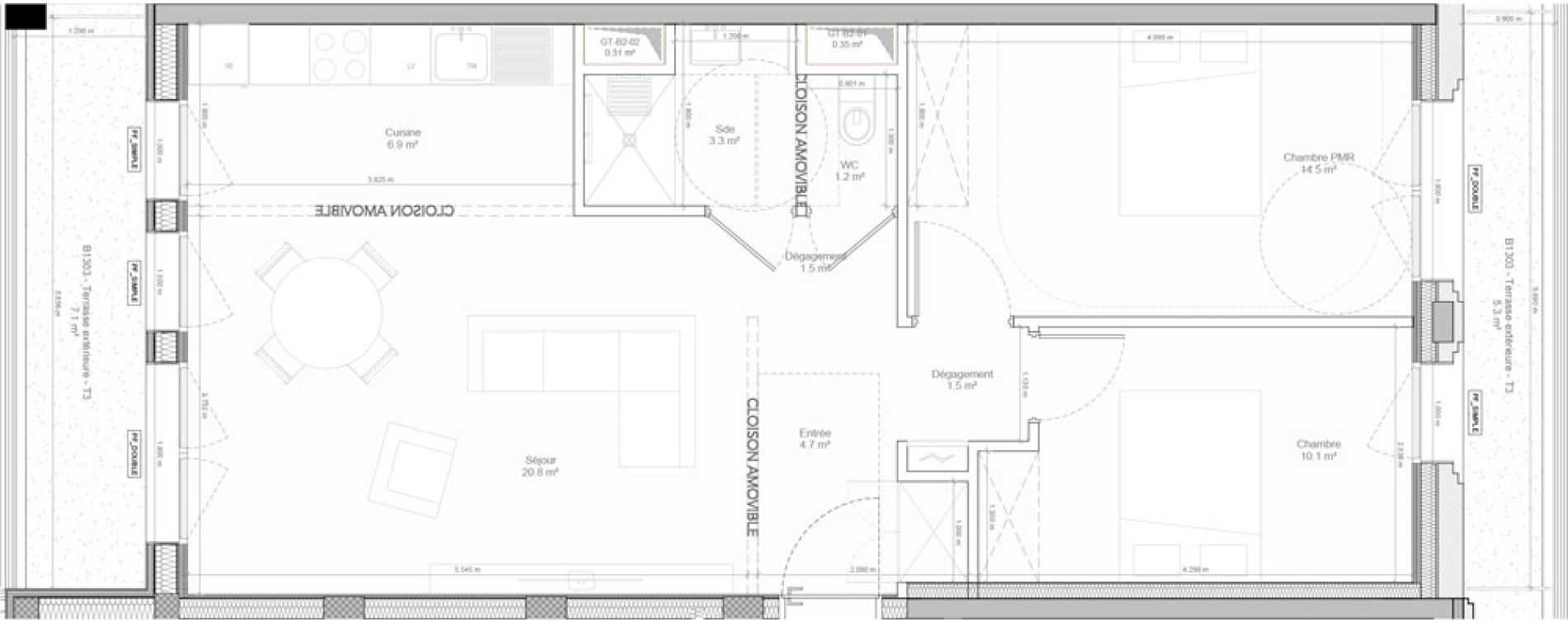 Appartement T3 de 64,50 m2 &agrave; Bry-Sur-Marne Centre