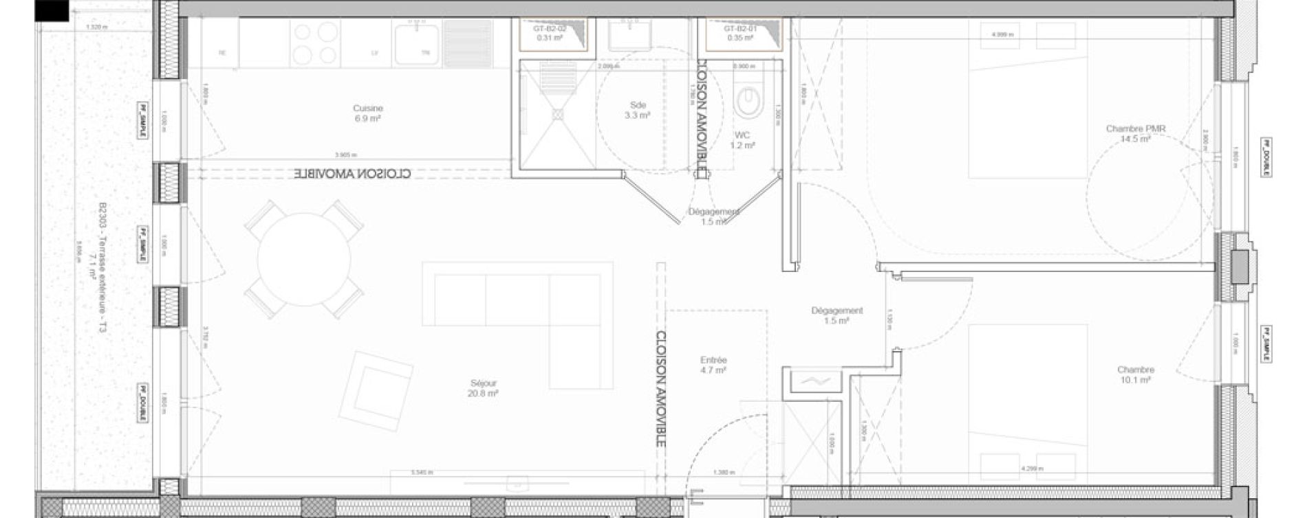 Appartement T3 de 64,50 m2 &agrave; Bry-Sur-Marne Centre