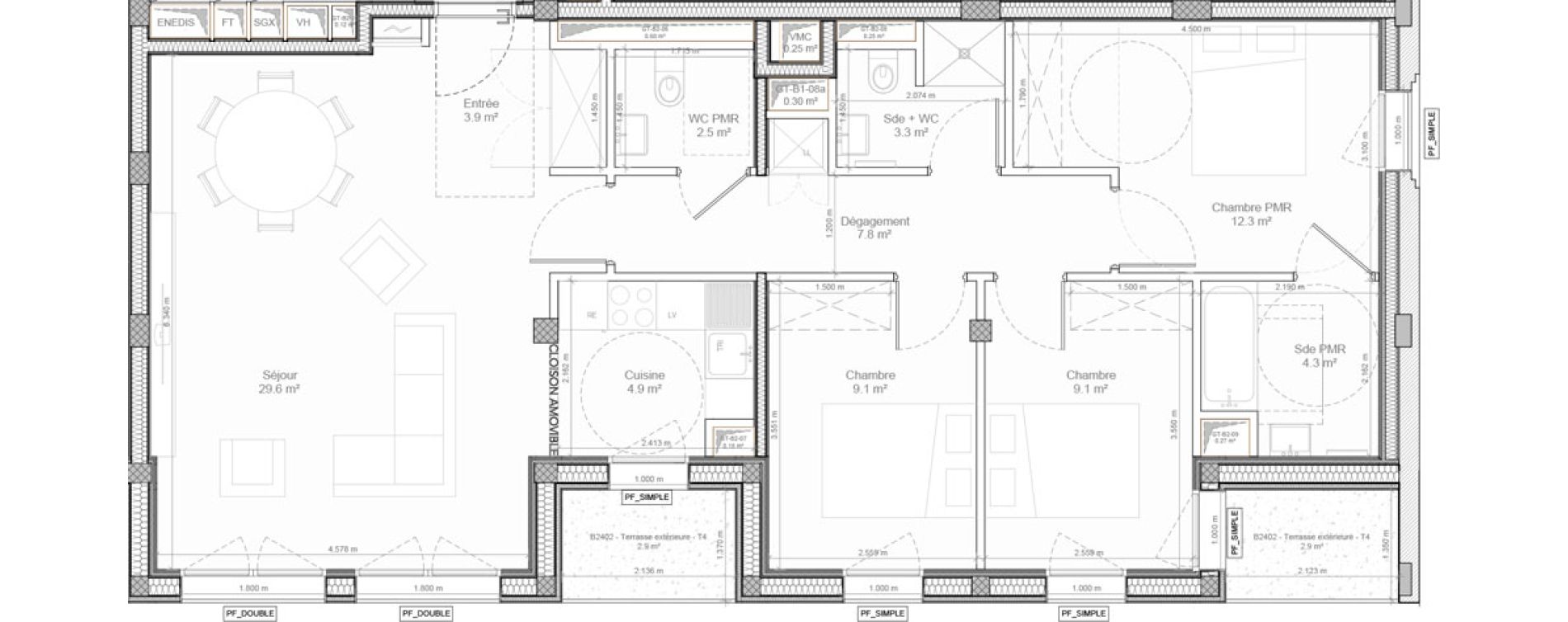 Appartement T4 de 86,70 m2 &agrave; Bry-Sur-Marne Centre