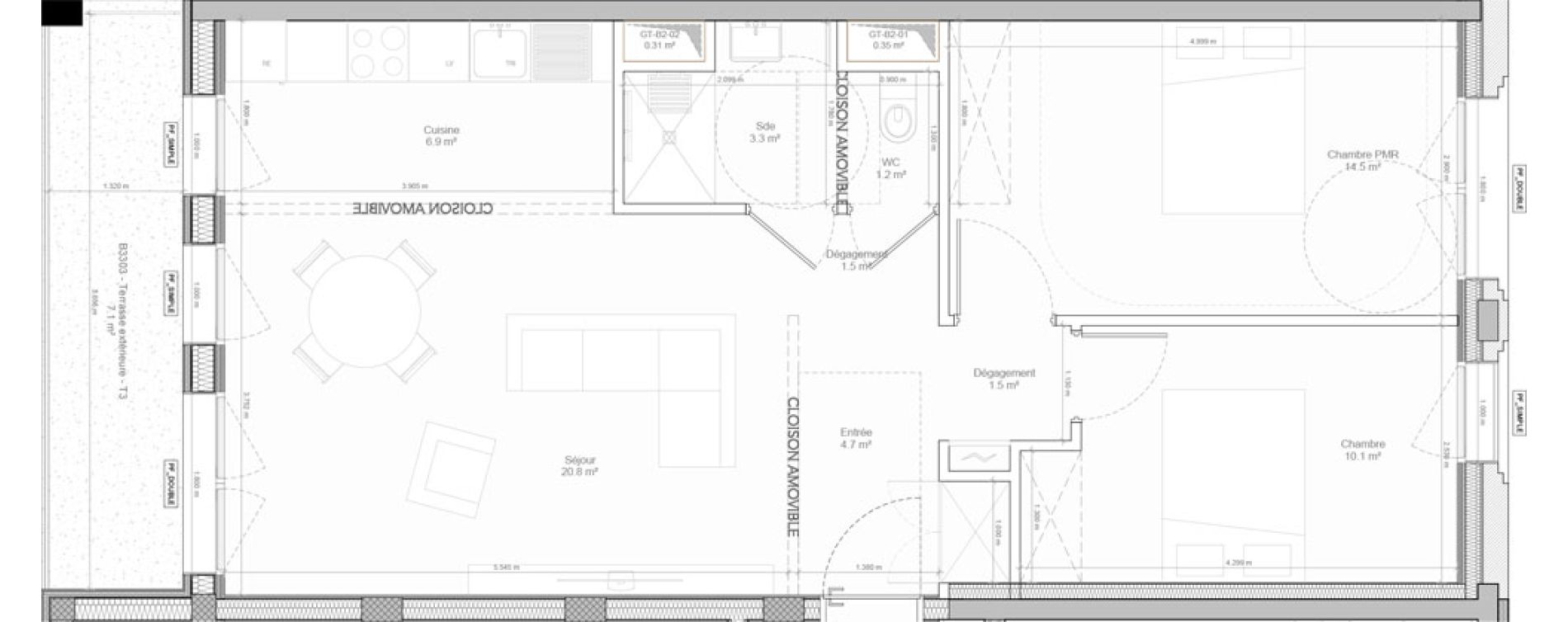 Appartement T3 de 64,50 m2 &agrave; Bry-Sur-Marne Centre