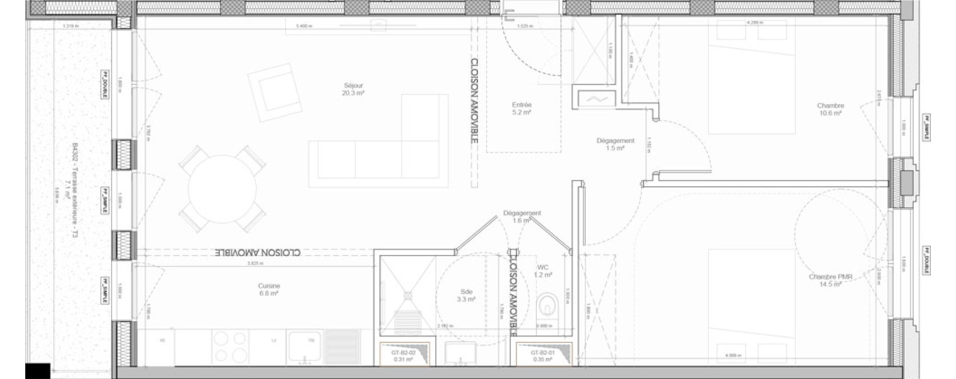 Appartement T3 de 65,10 m2 &agrave; Bry-Sur-Marne Centre