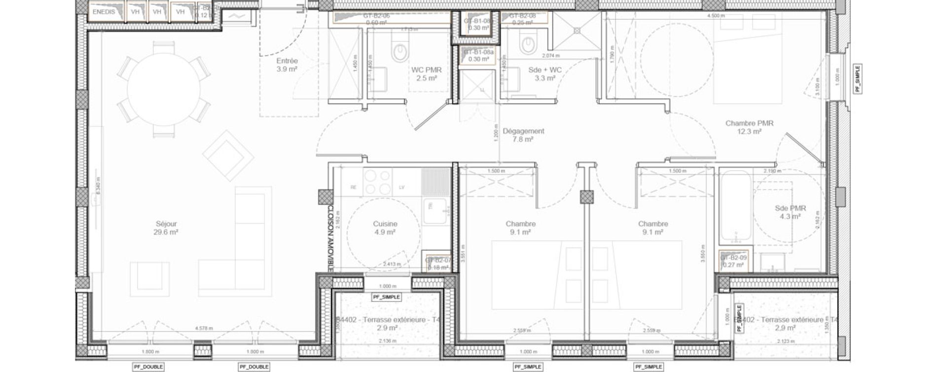 Appartement T4 de 86,70 m2 &agrave; Bry-Sur-Marne Centre