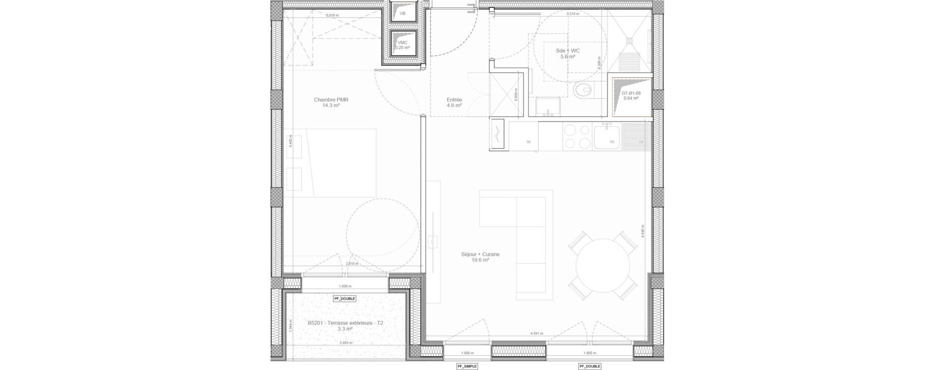 Appartement T2 de 44,00 m2 &agrave; Bry-Sur-Marne Centre
