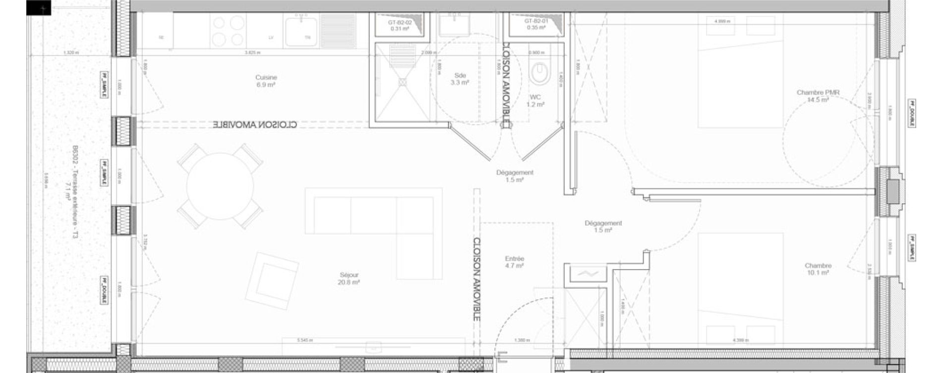 Appartement T3 de 64,50 m2 &agrave; Bry-Sur-Marne Centre