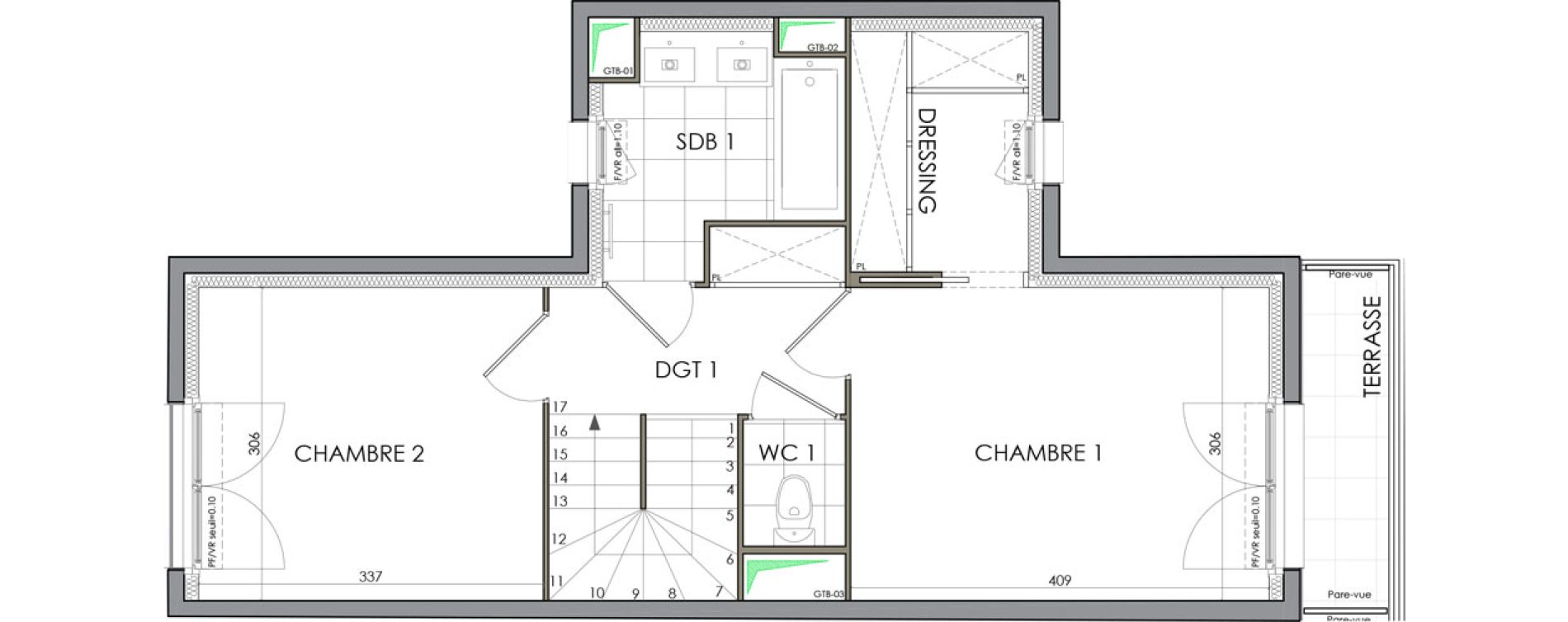 Appartement T5 de 111,79 m2 &agrave; Bry-Sur-Marne Centre