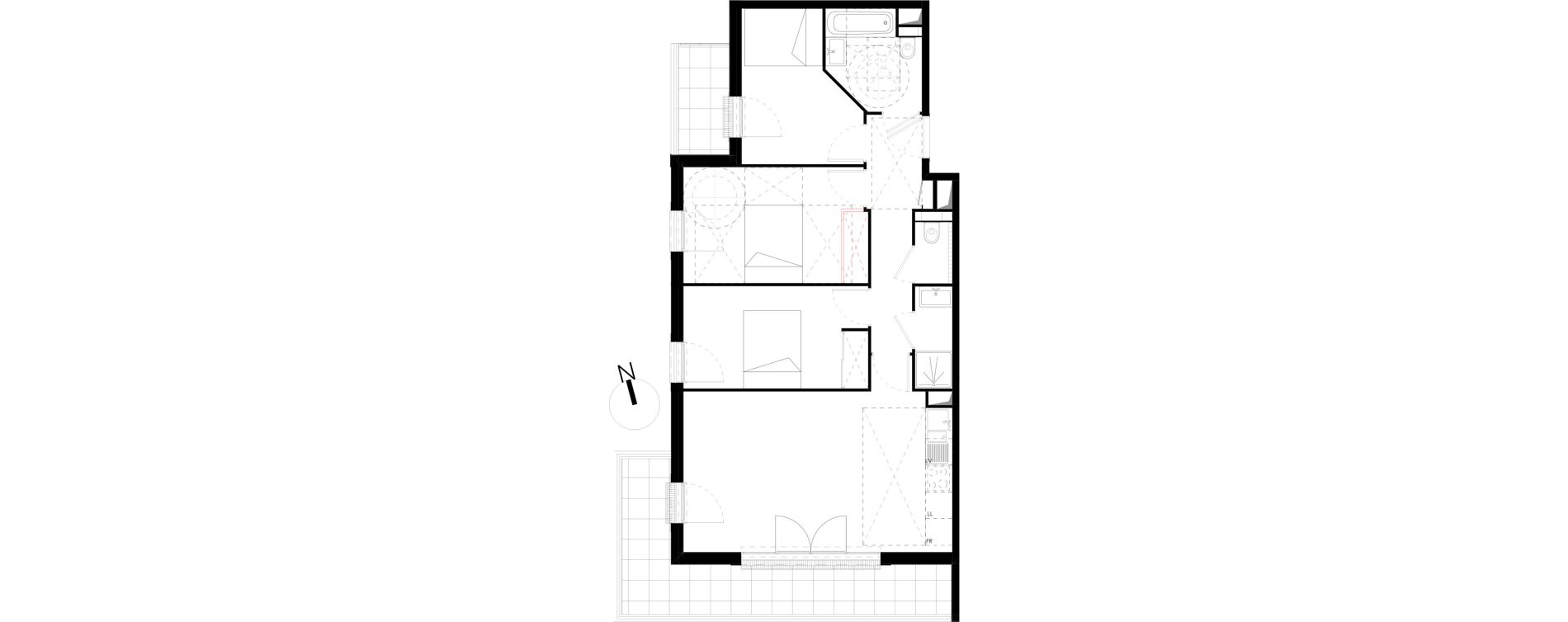 Appartement T4 de 74,60 m2 &agrave; Champigny-Sur-Marne Centre ville