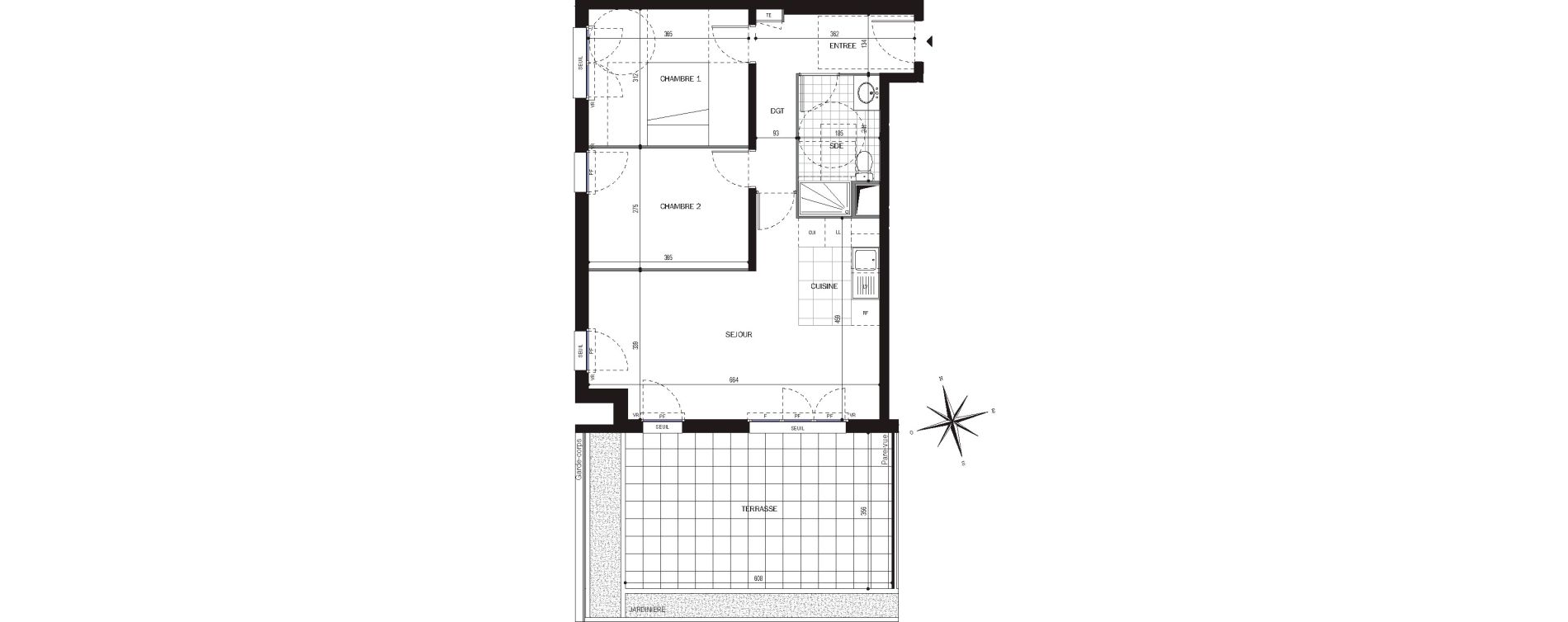 Appartement T3 de 59,94 m2 &agrave; Champigny-Sur-Marne Champigny sur marne centre ville