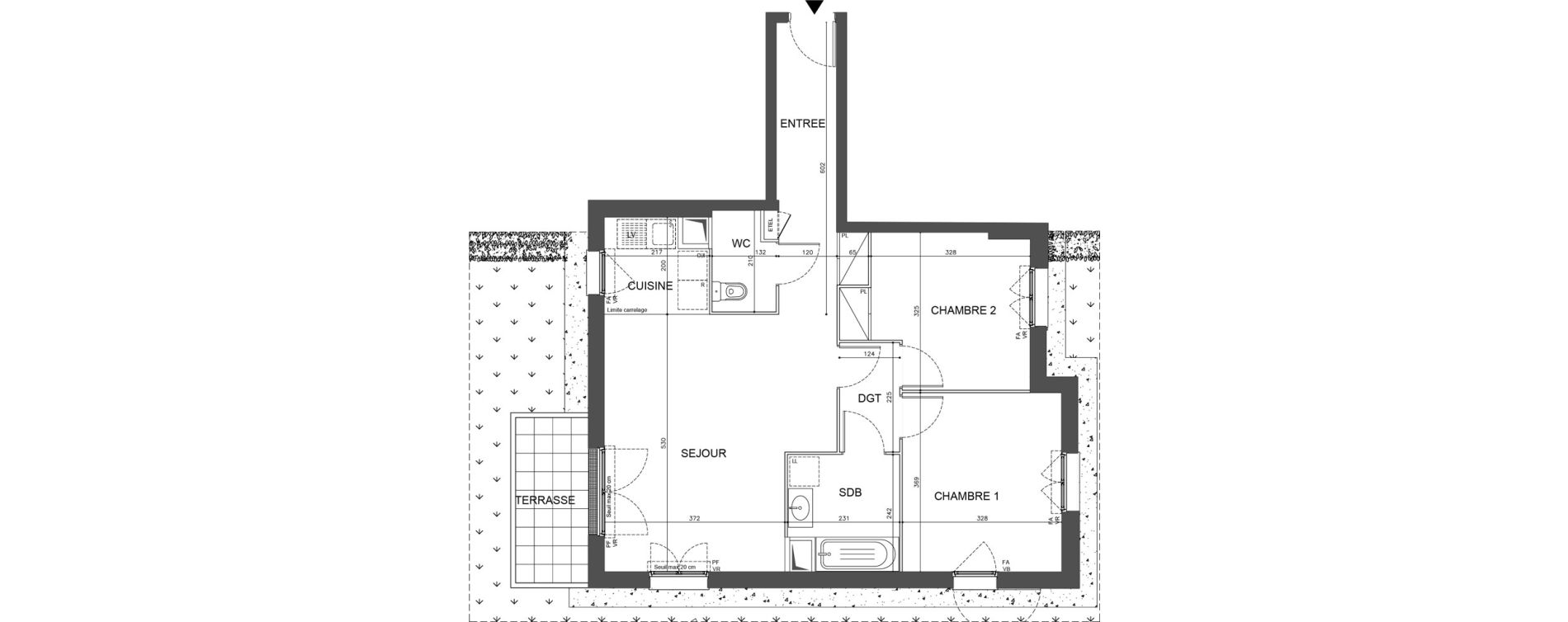 Appartement T3 de 68,02 m2 &agrave; Champigny-Sur-Marne Plant