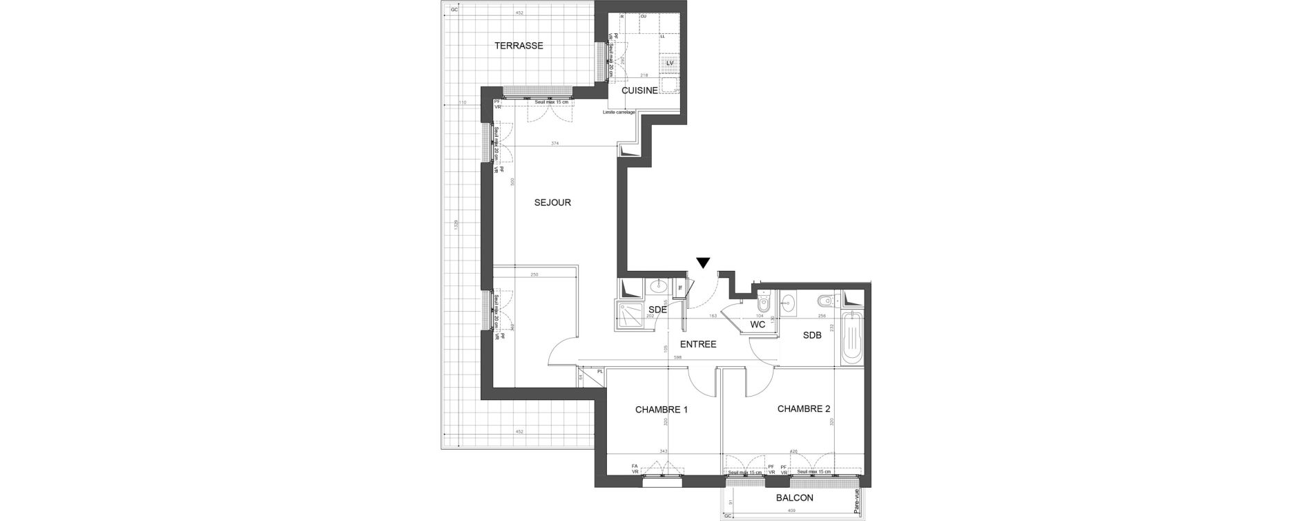 Appartement T4 de 79,51 m2 &agrave; Champigny-Sur-Marne Plant