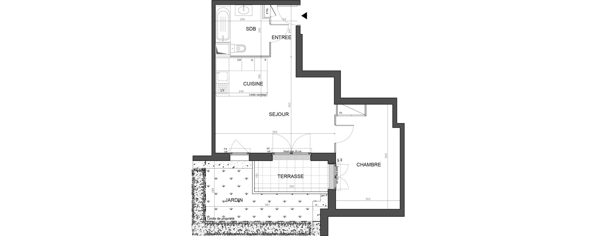 Appartement T2 de 47,40 m2 &agrave; Champigny-Sur-Marne Plant