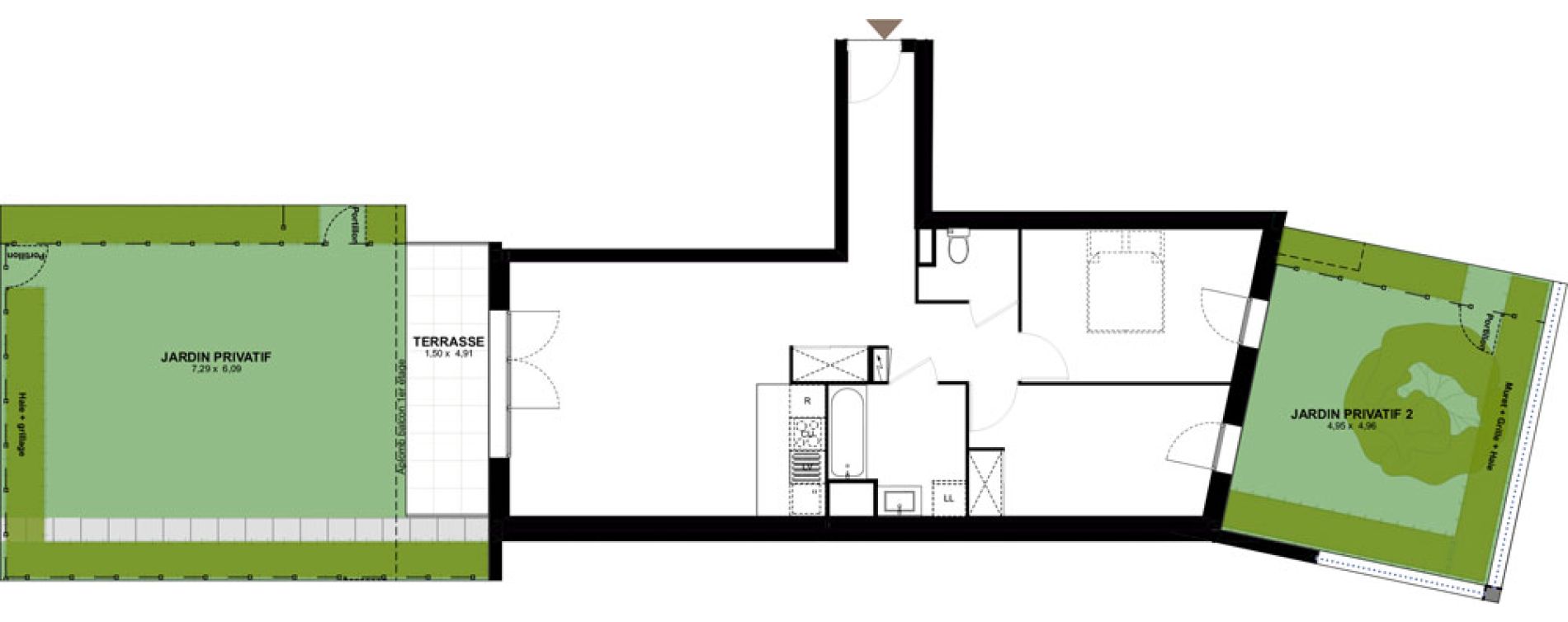 Appartement T3 de 67,70 m2 &agrave; Champigny-Sur-Marne Maroc