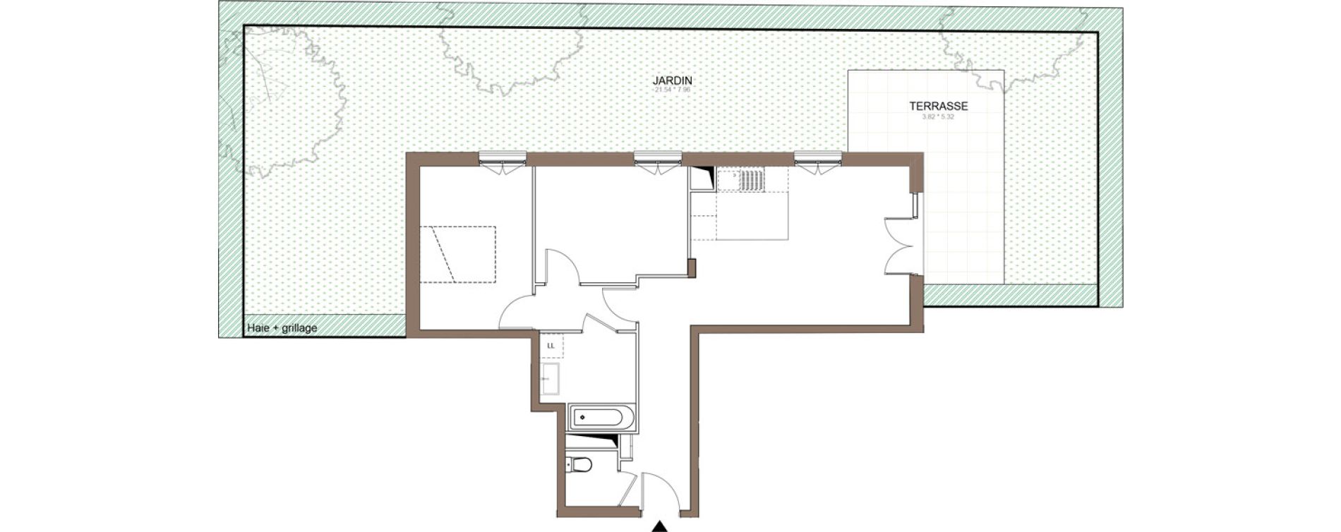 Appartement T3 de 62,57 m2 &agrave; Champigny-Sur-Marne Centre