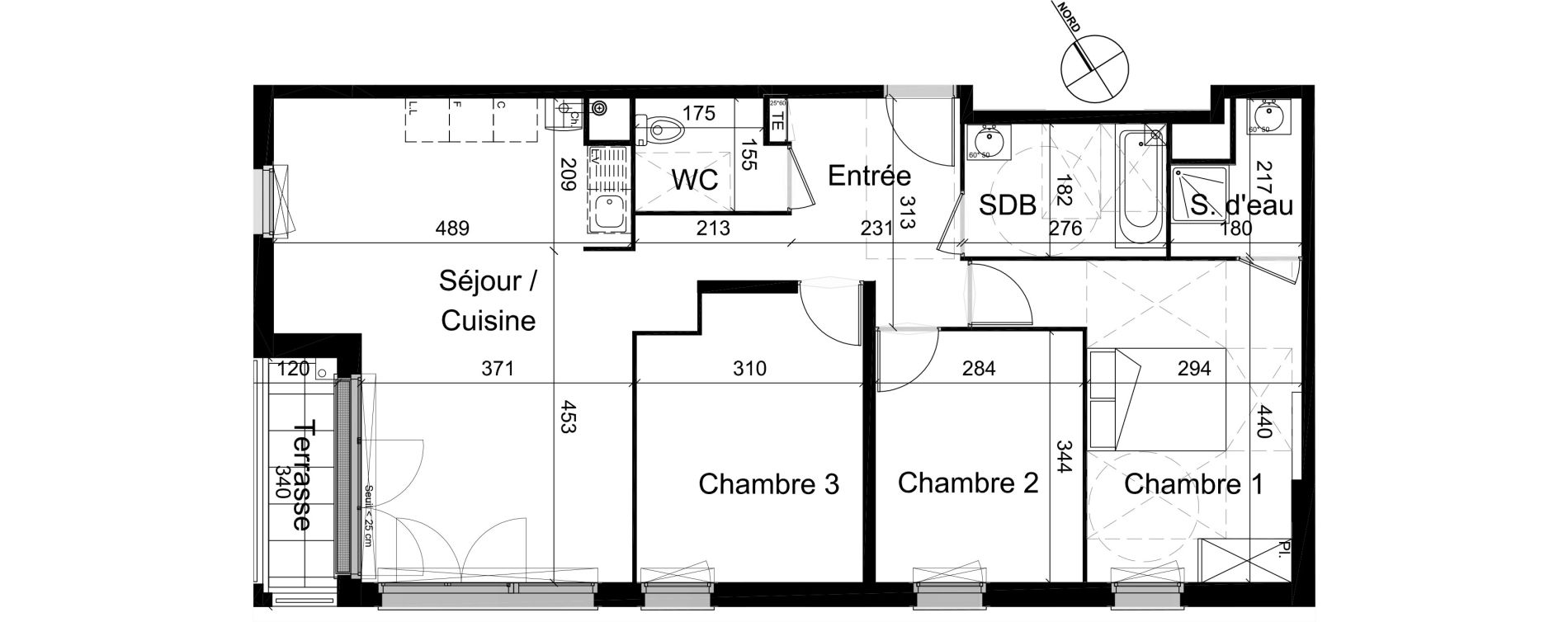 Appartement T4 de 83,90 m2 &agrave; Champigny-Sur-Marne R&eacute;publique