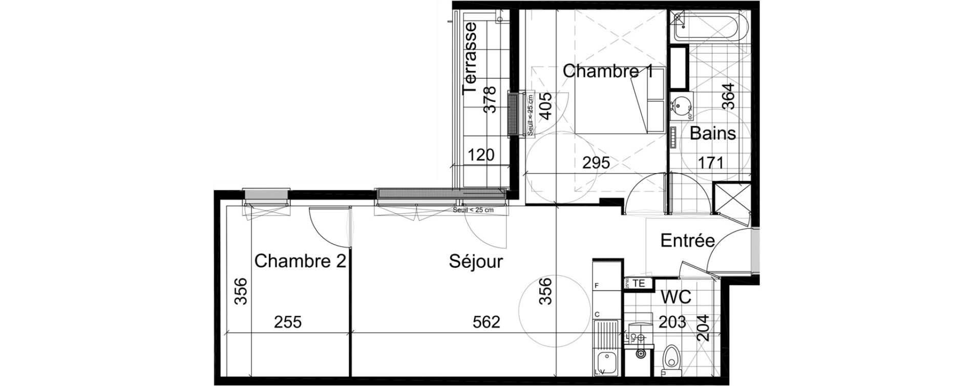 Appartement T3 de 55,00 m2 &agrave; Champigny-Sur-Marne R&eacute;publique