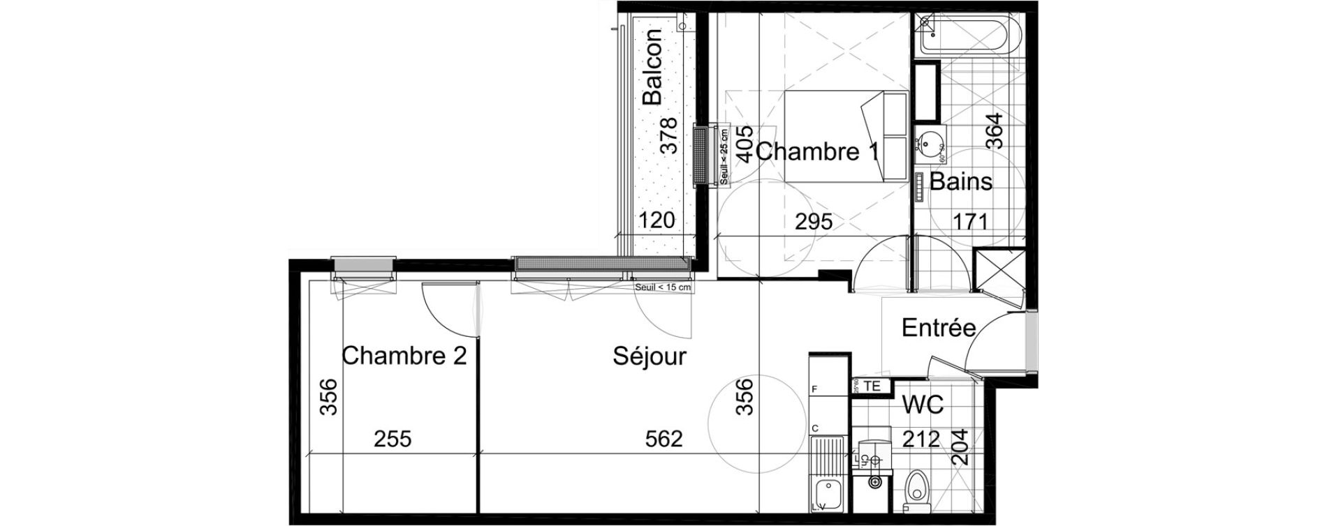 Appartement T3 de 55,20 m2 &agrave; Champigny-Sur-Marne R&eacute;publique