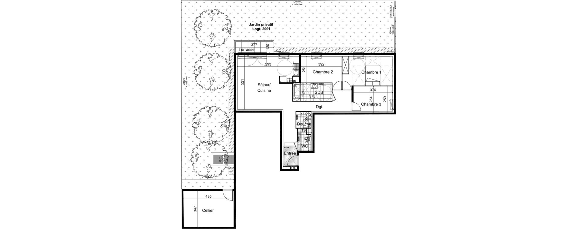 Appartement T4 de 86,90 m2 &agrave; Champigny-Sur-Marne R&eacute;publique