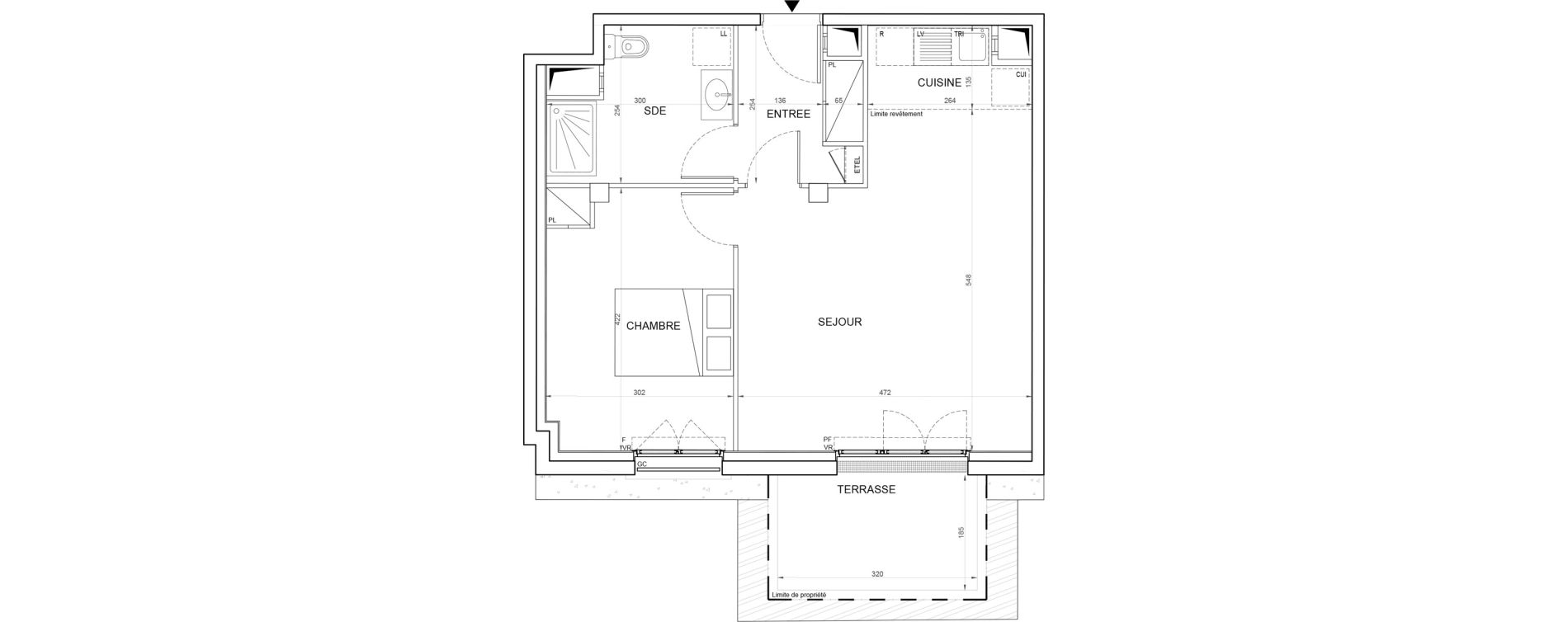 Appartement T2 de 49,81 m2 &agrave; Champigny-Sur-Marne Plateau