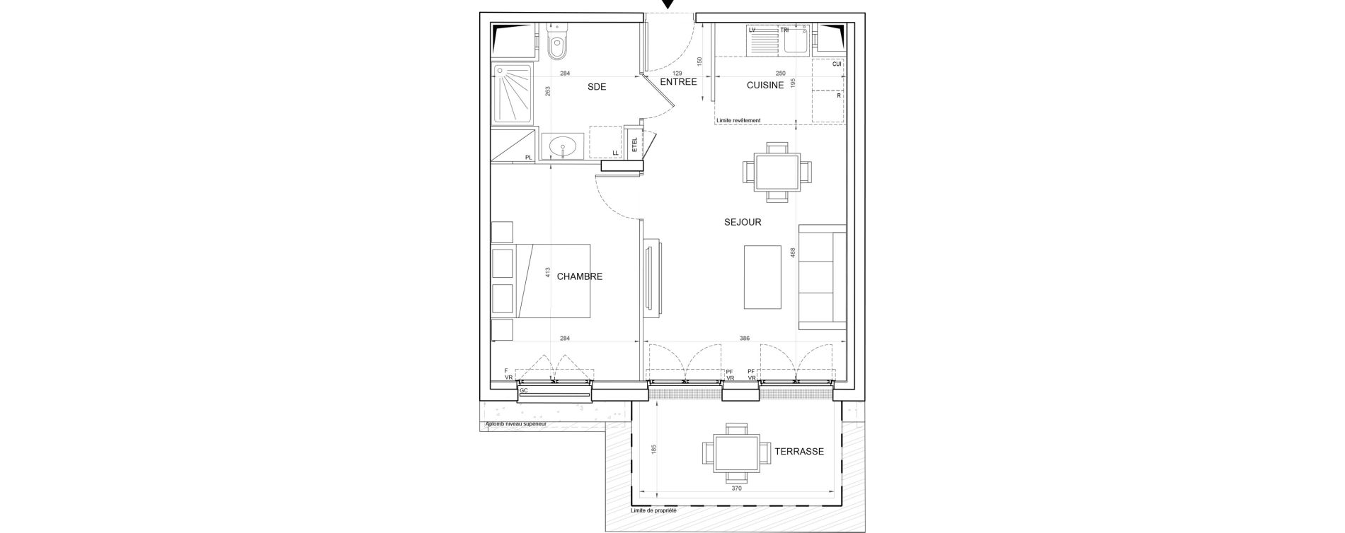 Appartement T2 de 44,02 m2 &agrave; Champigny-Sur-Marne Plateau