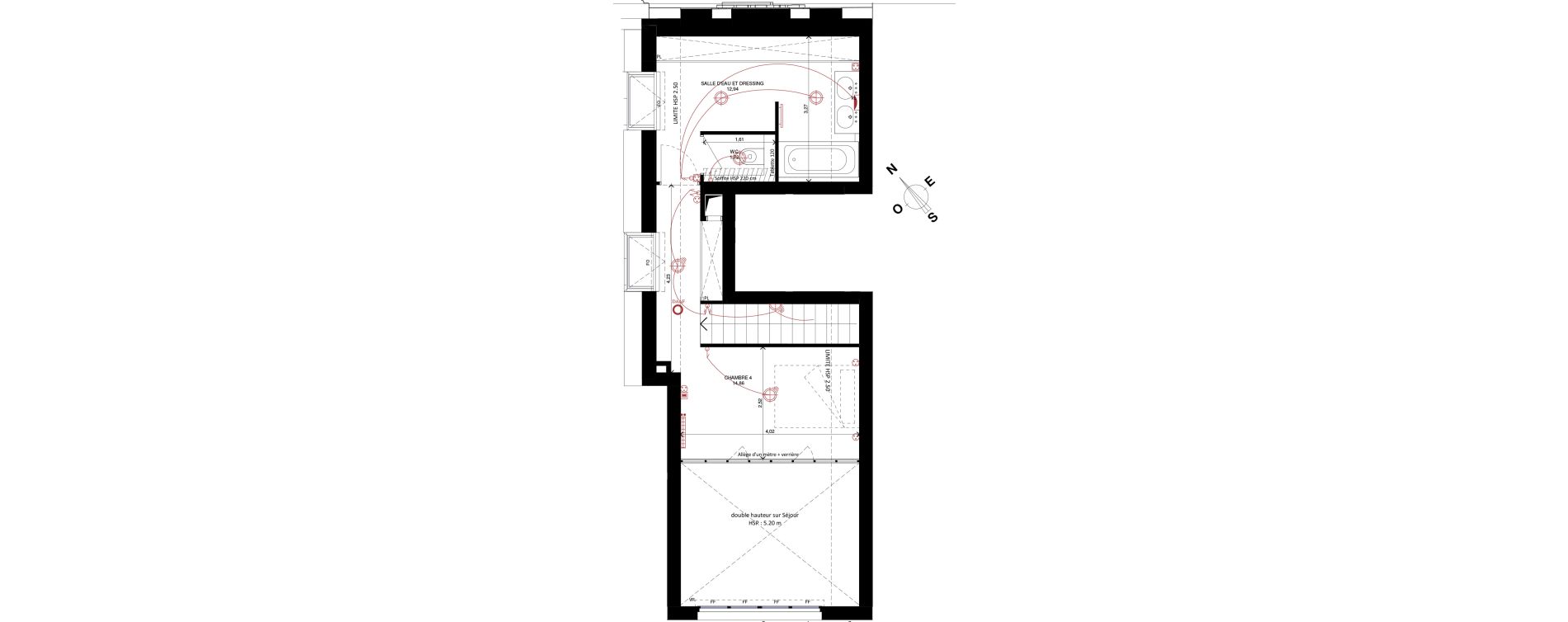 Triplex T5 de 153,35 m2 &agrave; Charenton-Le-Pont Centre