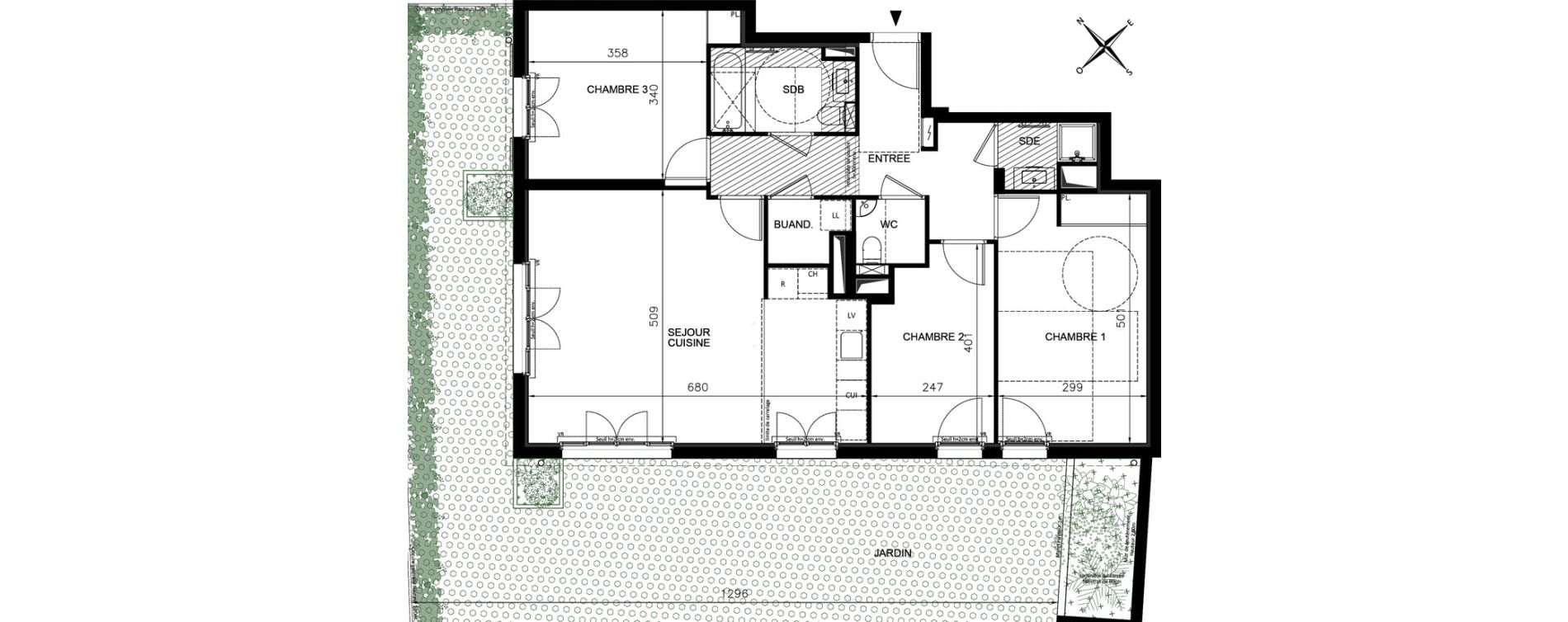 Appartement T4 de 88,42 m2 &agrave; Chennevi&egrave;res-Sur-Marne Centre