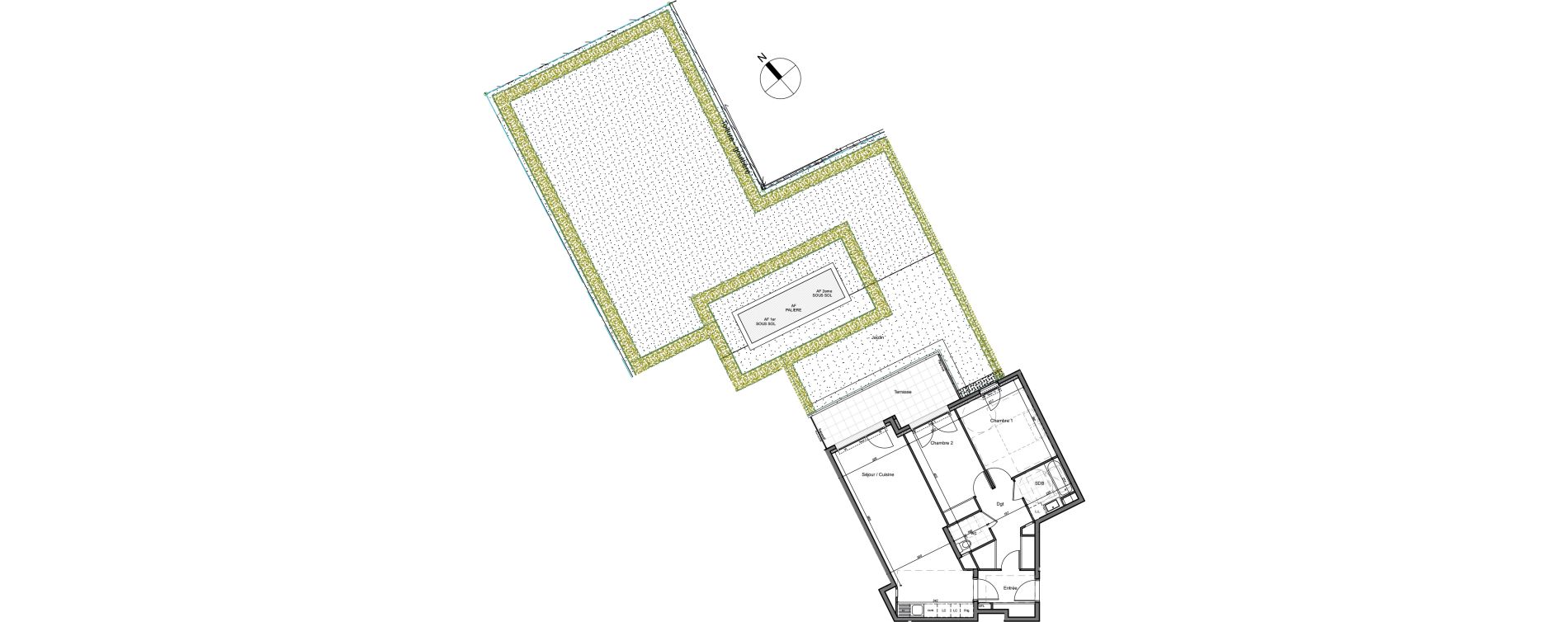 Appartement T3 de 70,43 m2 &agrave; Chennevi&egrave;res-Sur-Marne Paris - chennevi&egrave;res